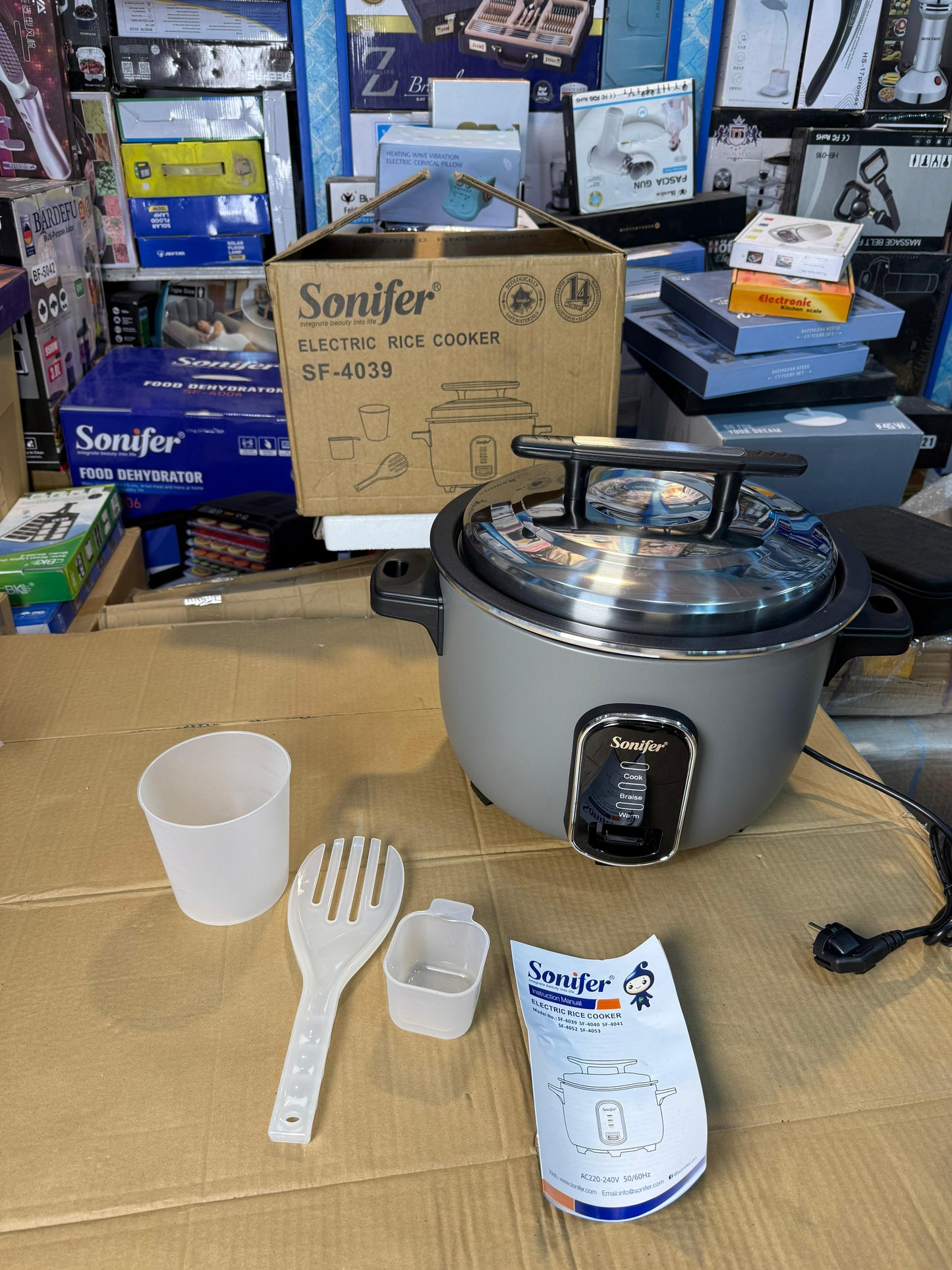 Sonifer Electric Rice Cooker SF-4039 10L