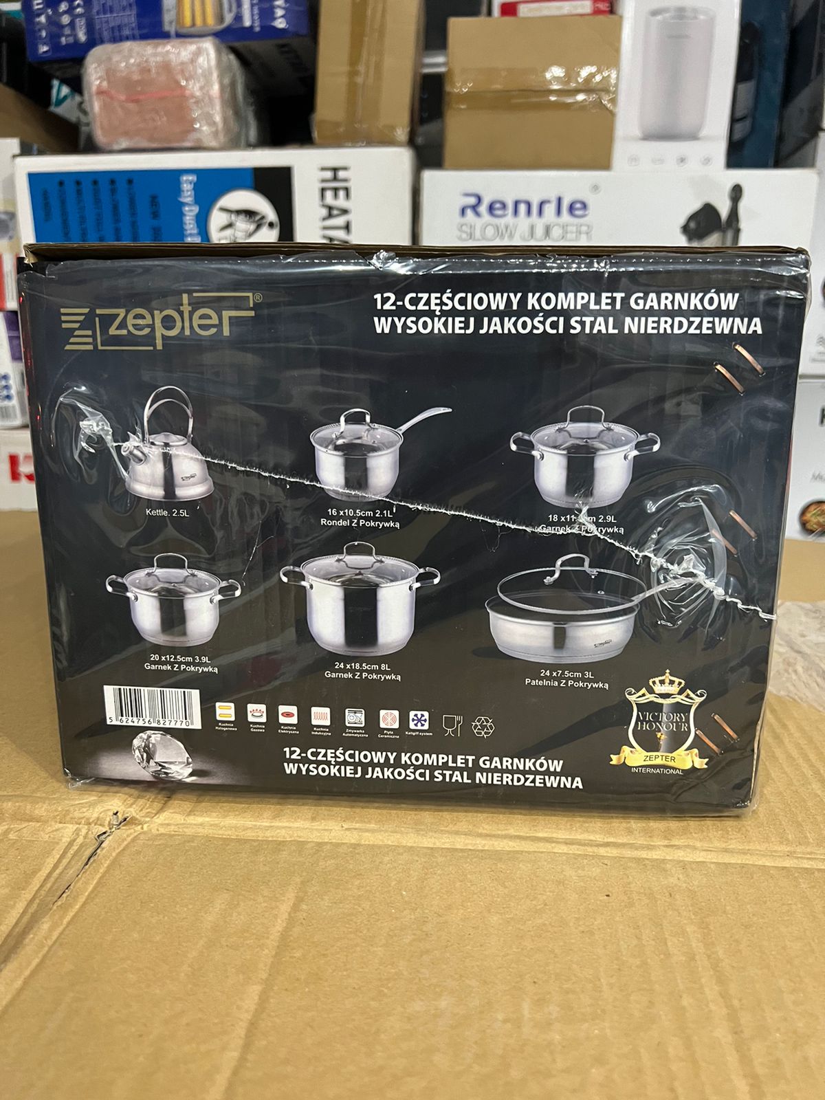 Zeptor Cookwear set 12pcs