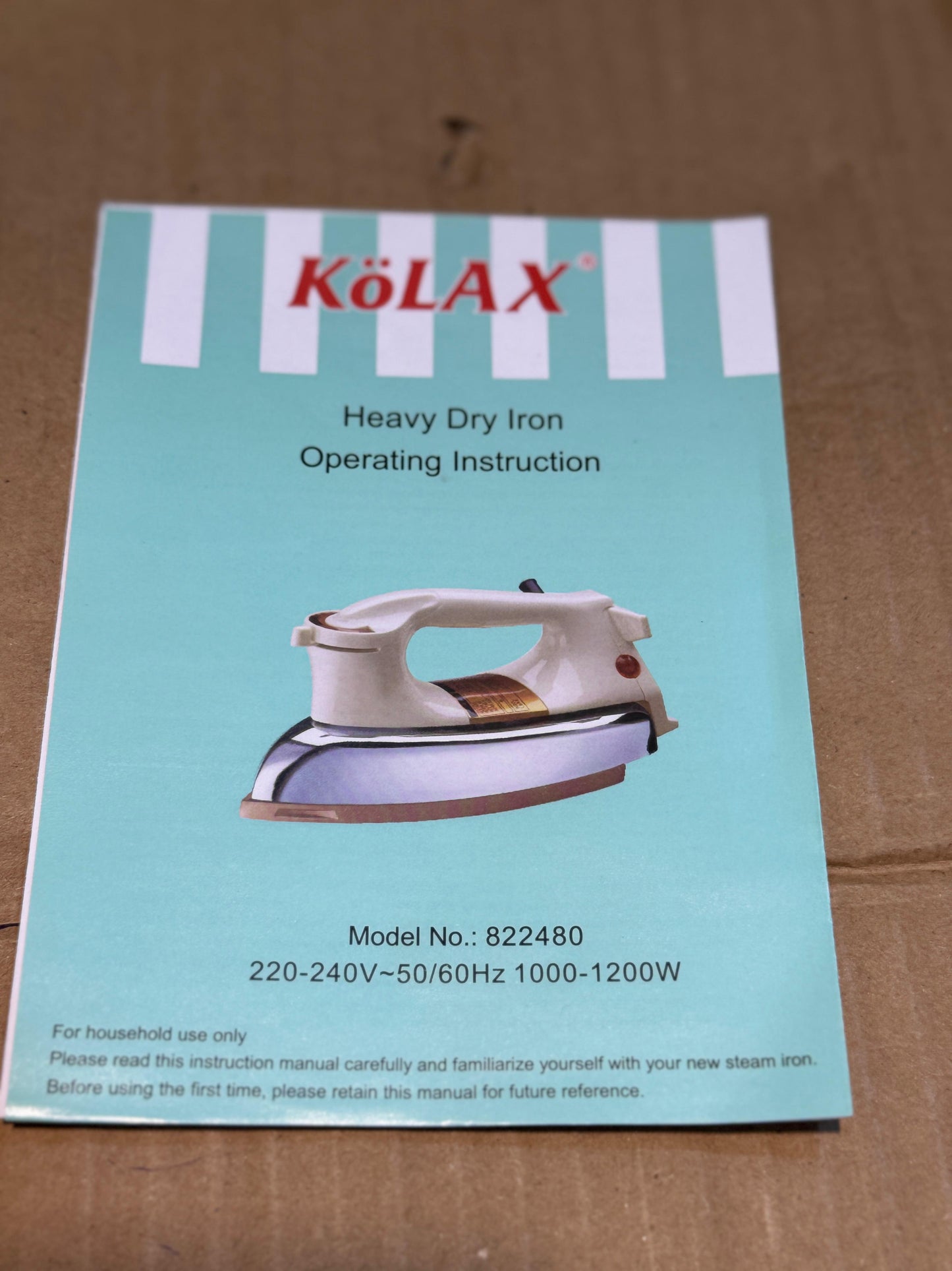 KOLAX Heavy Dry iron 1200W