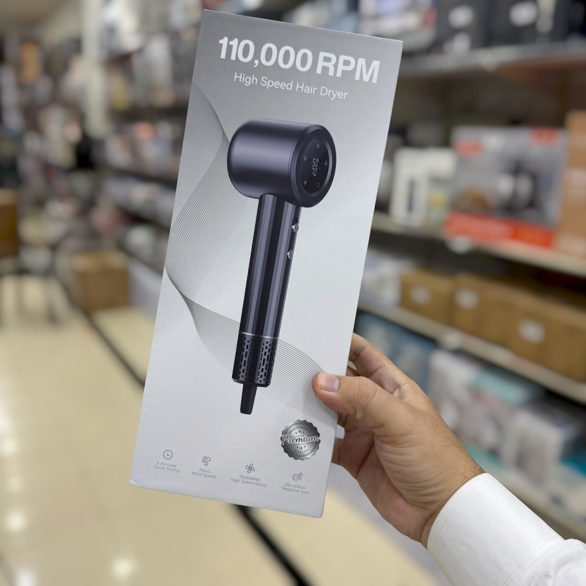 High Speed 110000 RPM Hair Dryer