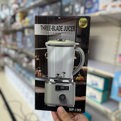 Three-Blade Juicer HP-199 Portable Rechargeable