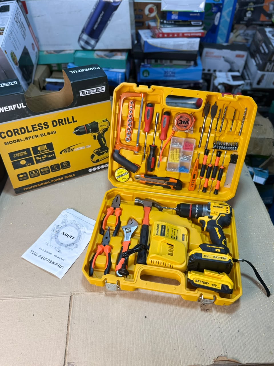 DeWalt Cordless Drill Set SPER-BLS48 48V