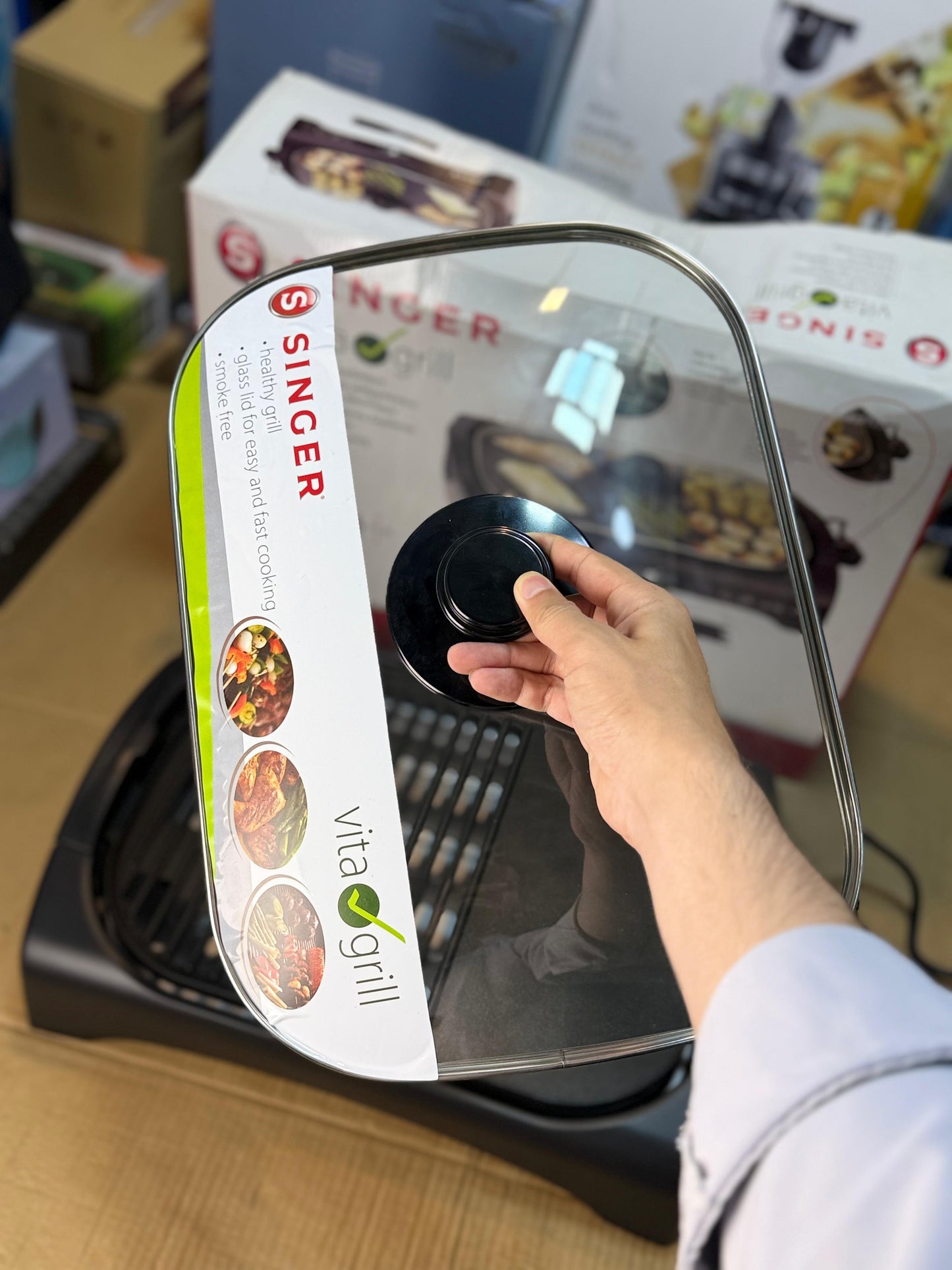 Electric grill maker Large size