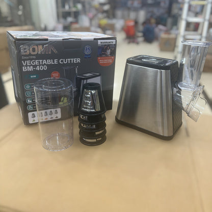 BOMA BM-400 5-in-1 Vegetable Cutter - Stainless Steel Slicer, Grater & Chopper