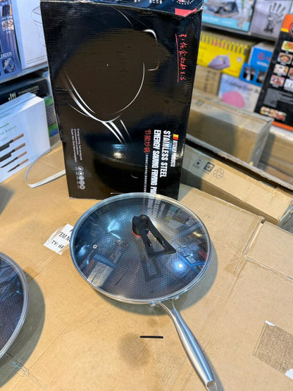 Laser coteade deep frypan