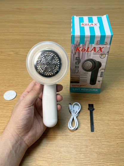 KOLAX Rechargeable Lint Remover - Electric Fabric Shaver for Clothes & Sweaters