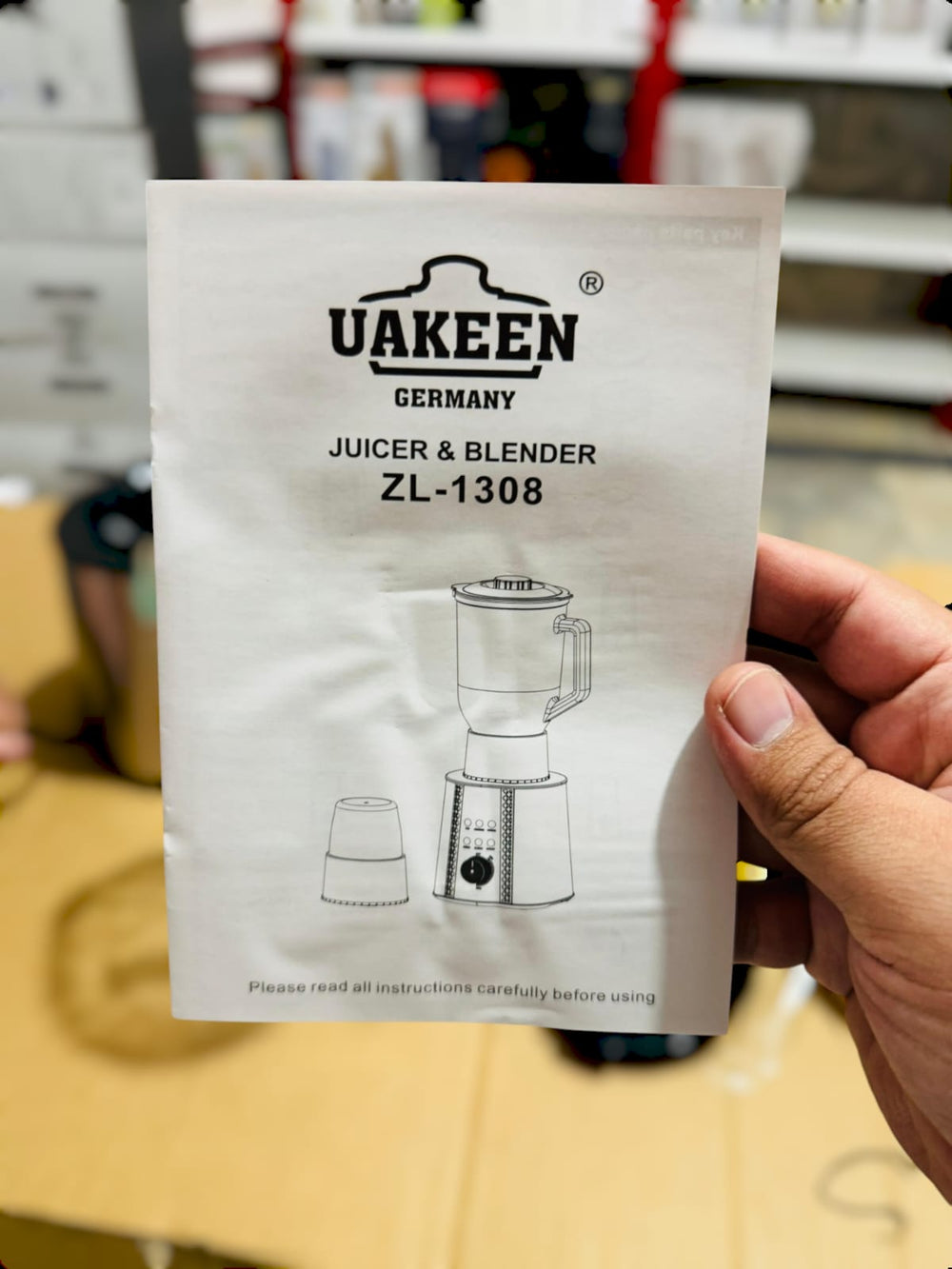 Uakeen Titanium Digital Blender & Grinder ZL-1308