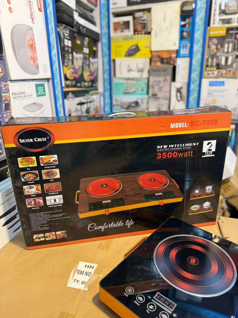 Silver curst Infrared Electric stove total 7000w .single 3500w