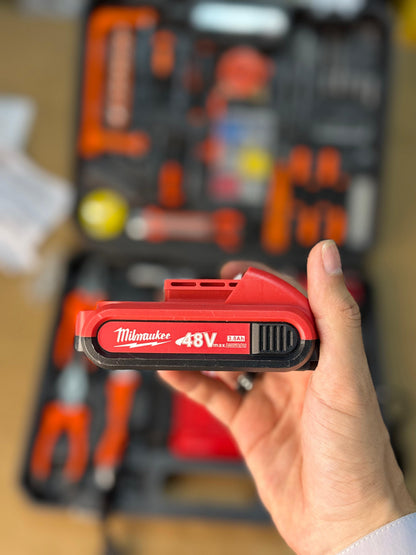 Milwaukee 48v 117 pieces drill set