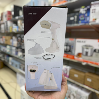 Vixter Handheld Garment Steamer with LED Display - 1900W Portable Clothes Steamer, 2-Year Warranty