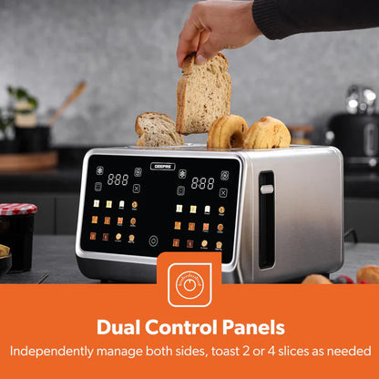 Geepas Digital 4 Slice Toaster GBT 36569UK