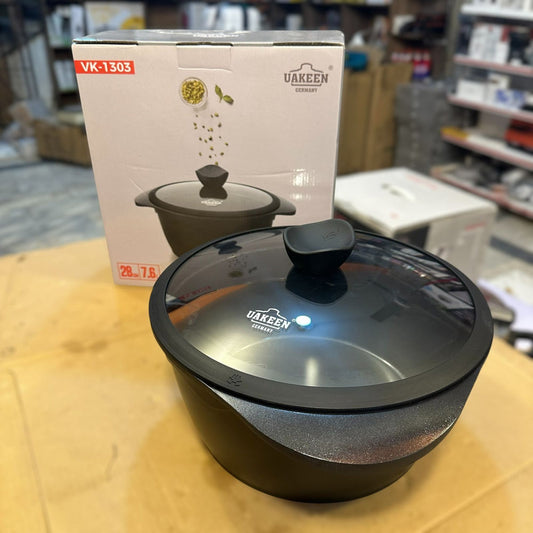 Uakeen Germany Die-Cast Aluminum Casserole 28cm VK-1303