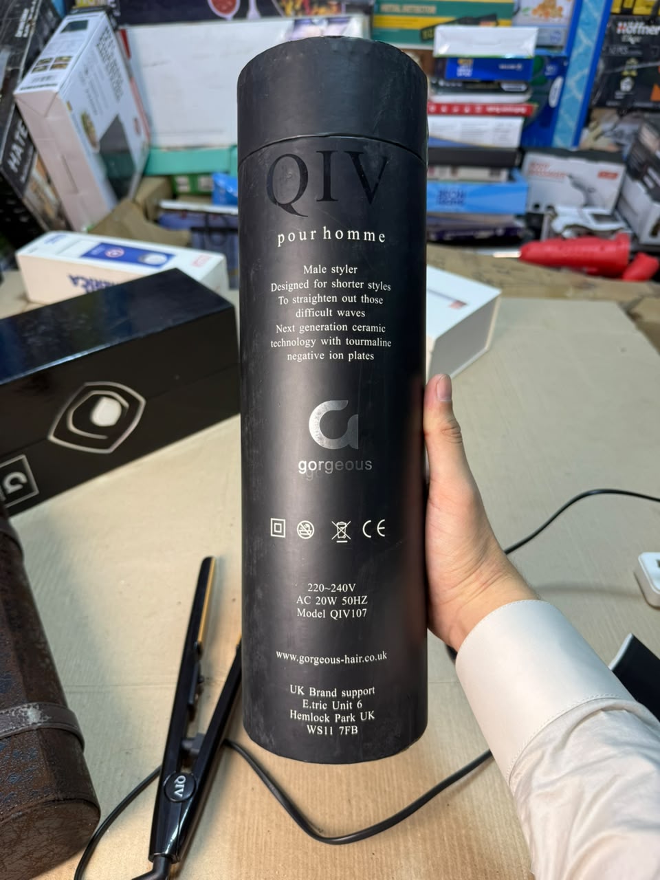 QIV Pour Homme Professional Hair Straightener