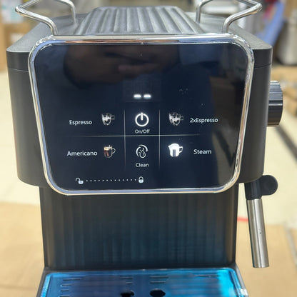 BOMA BM-6747 Espresso Coffee Machine - 850W, Touchscreen Display, 1.8L Tank