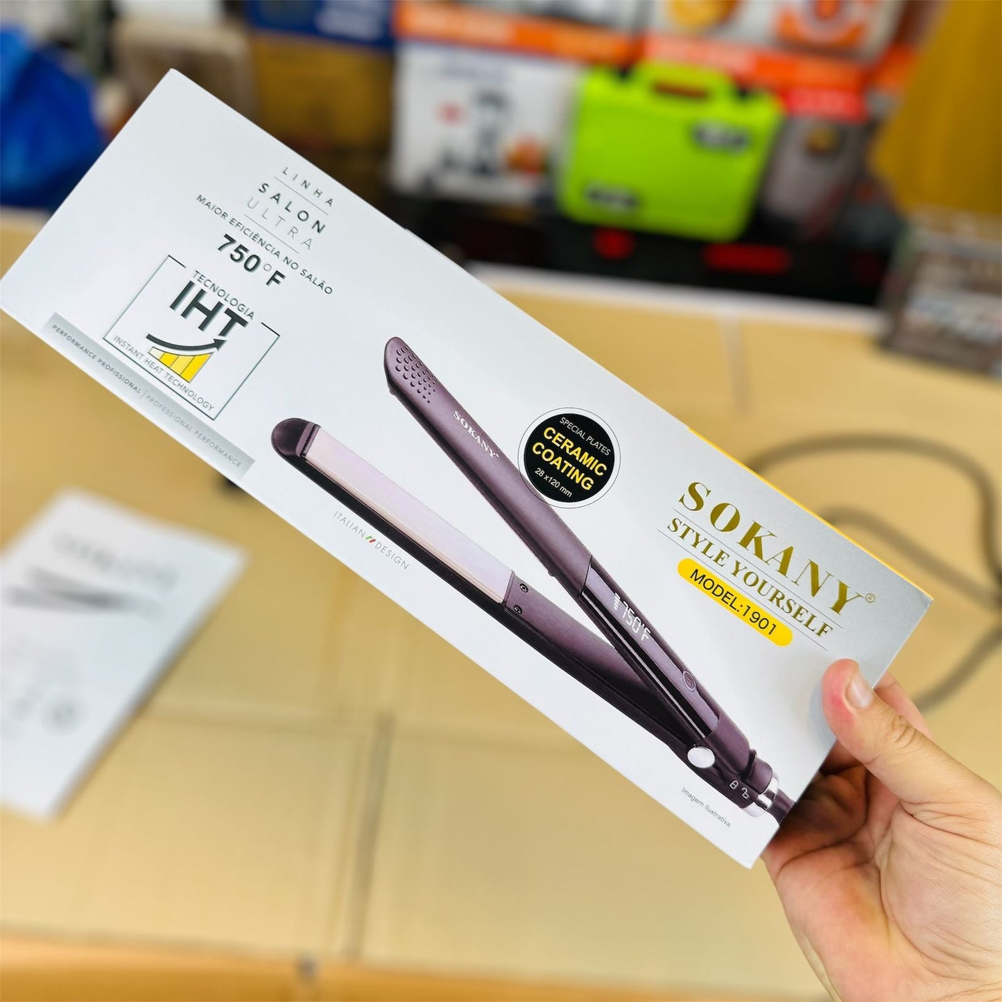 sokany professional salon ultra hair straightener sk-1901