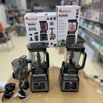 TurboTronic Kitchen System - Food Factory (TT-PB800) &amp; Blender (TT-PB600)