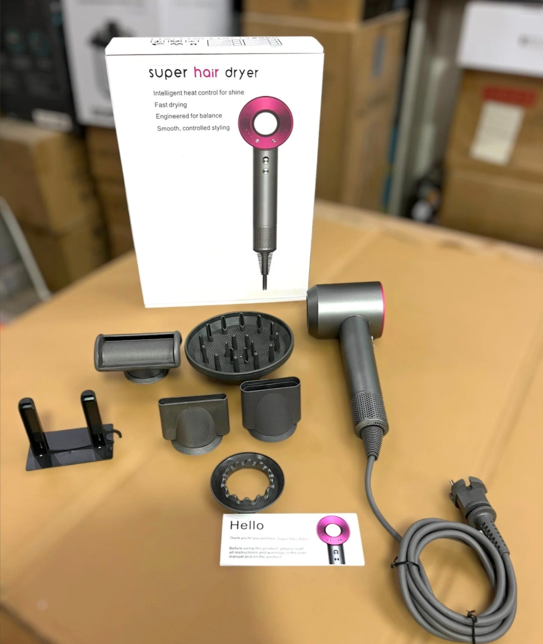 Lott Imported Leafless Hair Dryer Set 1600W
