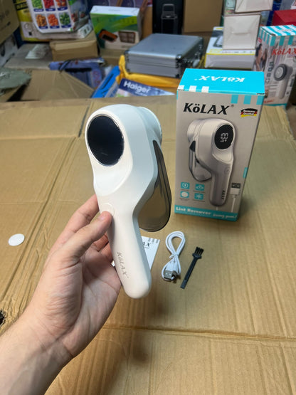 KOLAX Premium Lint Remover - Rechargeable Fabric Shaver with LED Display
