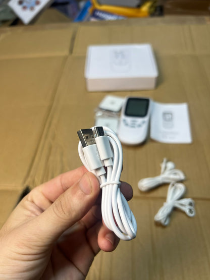 Digital TENS Muscle Stimulator Massager MH-1038 - Rechargeable Pulse Massager with LCD