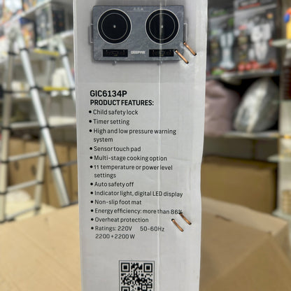 Geepas Double Burner Electric Infrared Cooker 6134