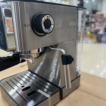 UAKEEN 1350W Espresso Coffee Machine with Built-In Grinder & LED Touch Screen (Model ZL-1509)