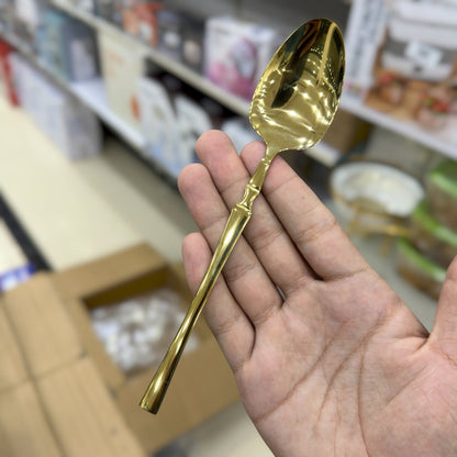 Germany High Quality Polished Cutlery Set - Stainless Steel Gold Flatware