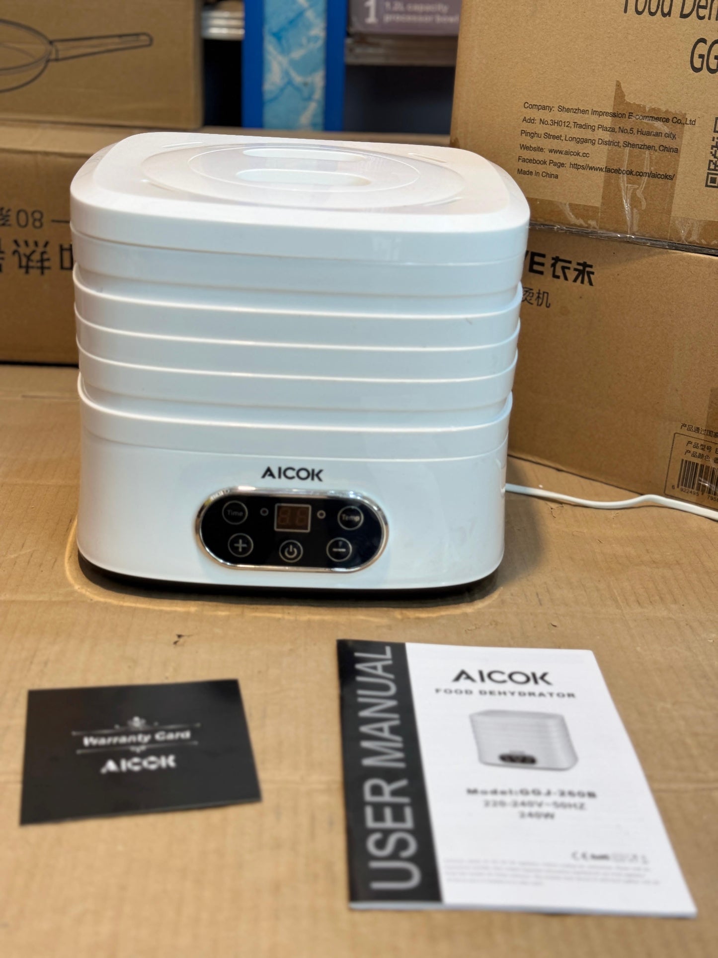 AICOK Food Dehydrator 6 lear