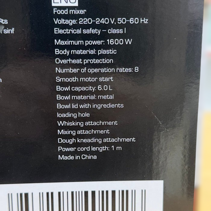 Boma 5 in 1 Stand Mixer BM-832