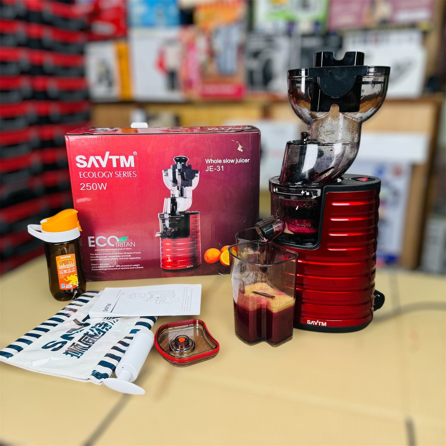 savtm 2 IN 1 Ice cream & cold press juicer JE-31 ( slow juicer )