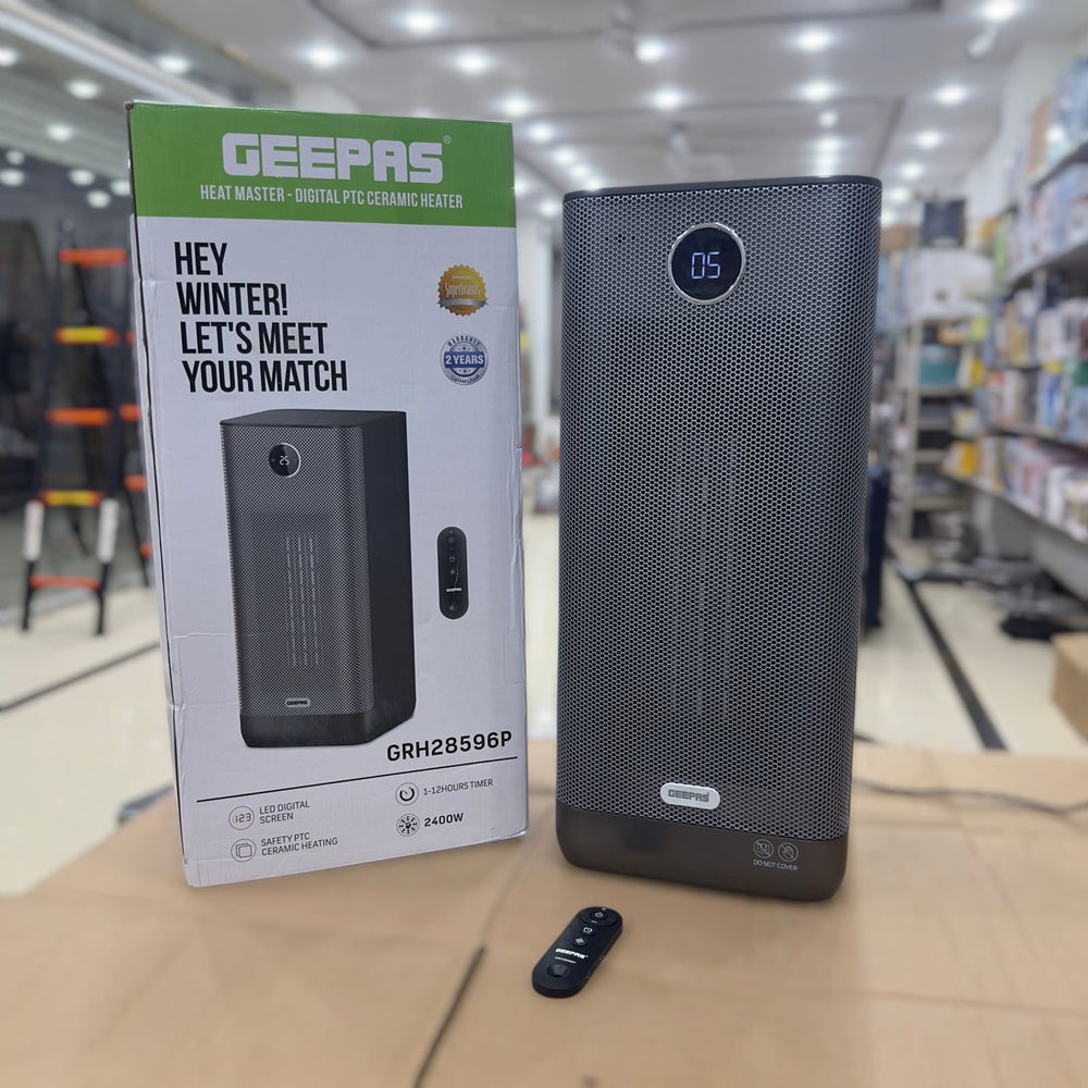 Geepas Heat Master Digital PTC Ceramic Heater 28596