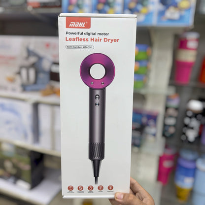 MDHL Leafless Hair Dryer MD-C5-1 - Powerful Digital Motor Bladeless Design