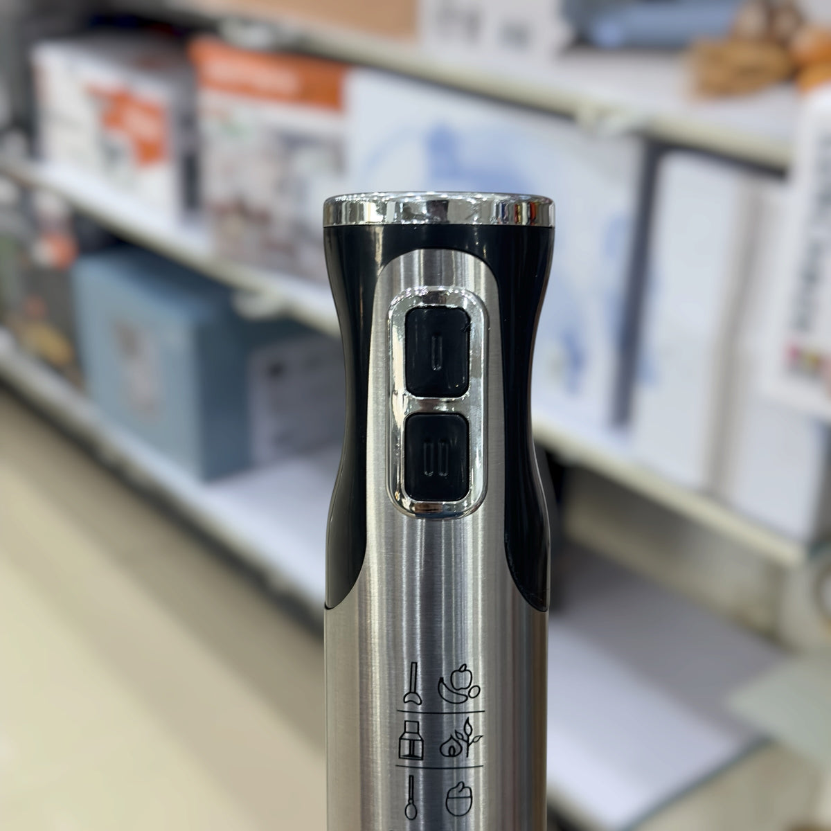 Haiger Stainless Steel Hand Blender SC-1152 - Stick Blender for Soups, Smoothies & Sauces