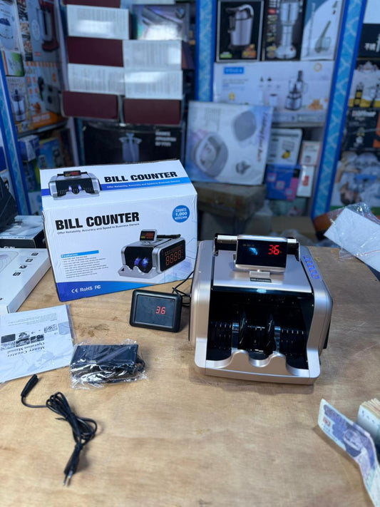 Rechargeable Bill Counter Machine – Portable & Accurate Cash Counting
