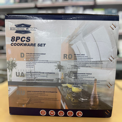 Berghome Line 8pcs Stainless Steel Cookware Set BL-1465