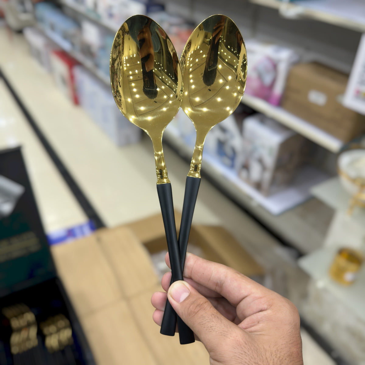 Germany High Quality Polished Cutlery Set - Stainless Steel Gold Flatware