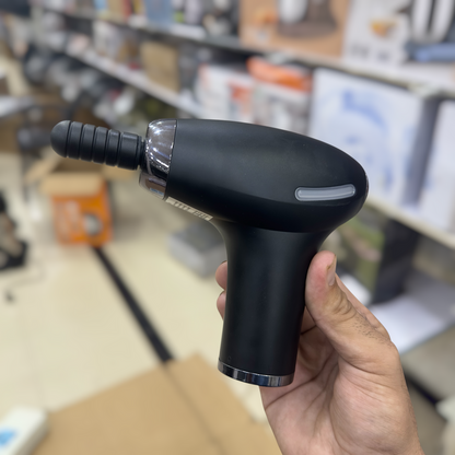 Blueidea Multi-Functional Fascia Gun BLD-669 - Massage Gun with 4 Heads & Long Handle