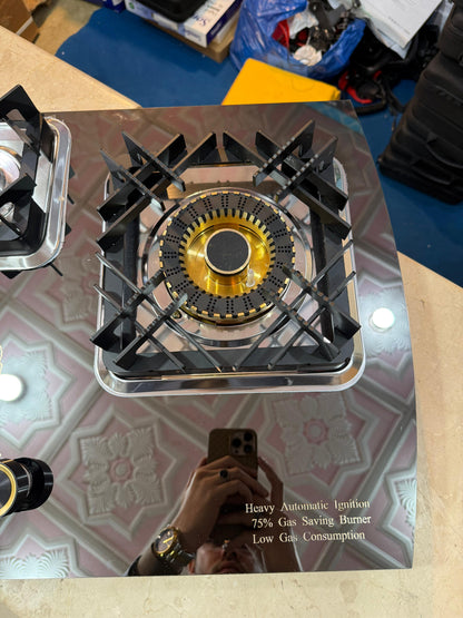 Russell Hobbs 3 burner Stainless steel Gas Stove