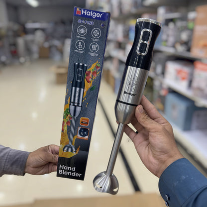 Haiger Stainless Steel Hand Blender SC-1152 - Stick Blender for Soups, Smoothies & Sauces