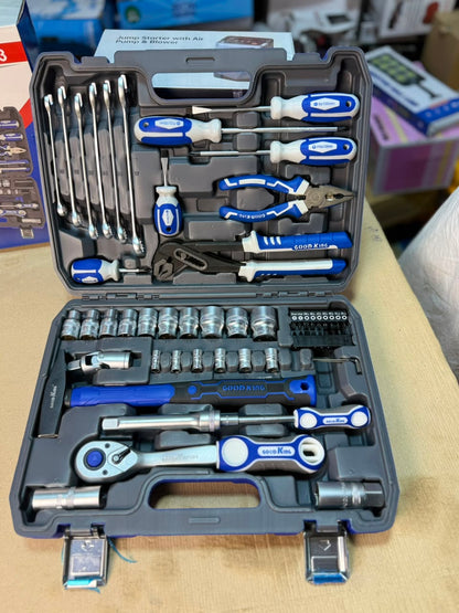 GOOD KING 61 PCS Socket Wrench Auto Repair Tool Set