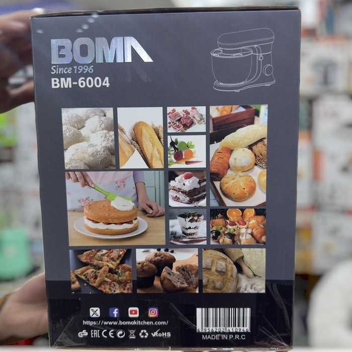 Boma 3 in 1 Stand Mixer 6L BM-6004
