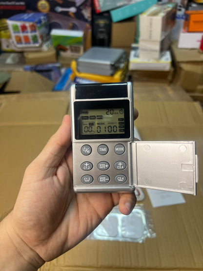 Digital TENS/EMS Muscle Stimulator MH-1007 - Dual Channel Rechargeable Pulse Massager