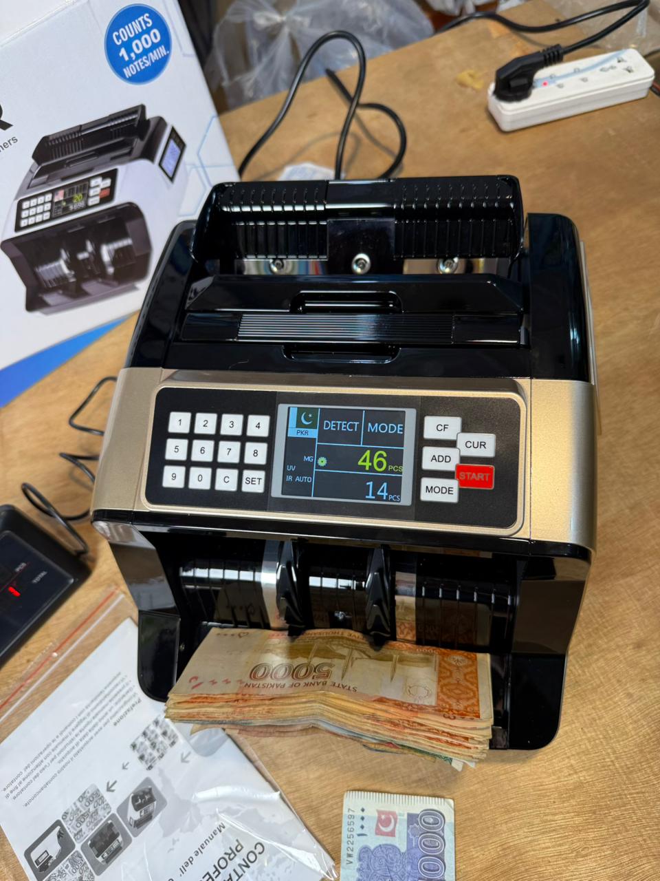 Mix value bill counter Mechine