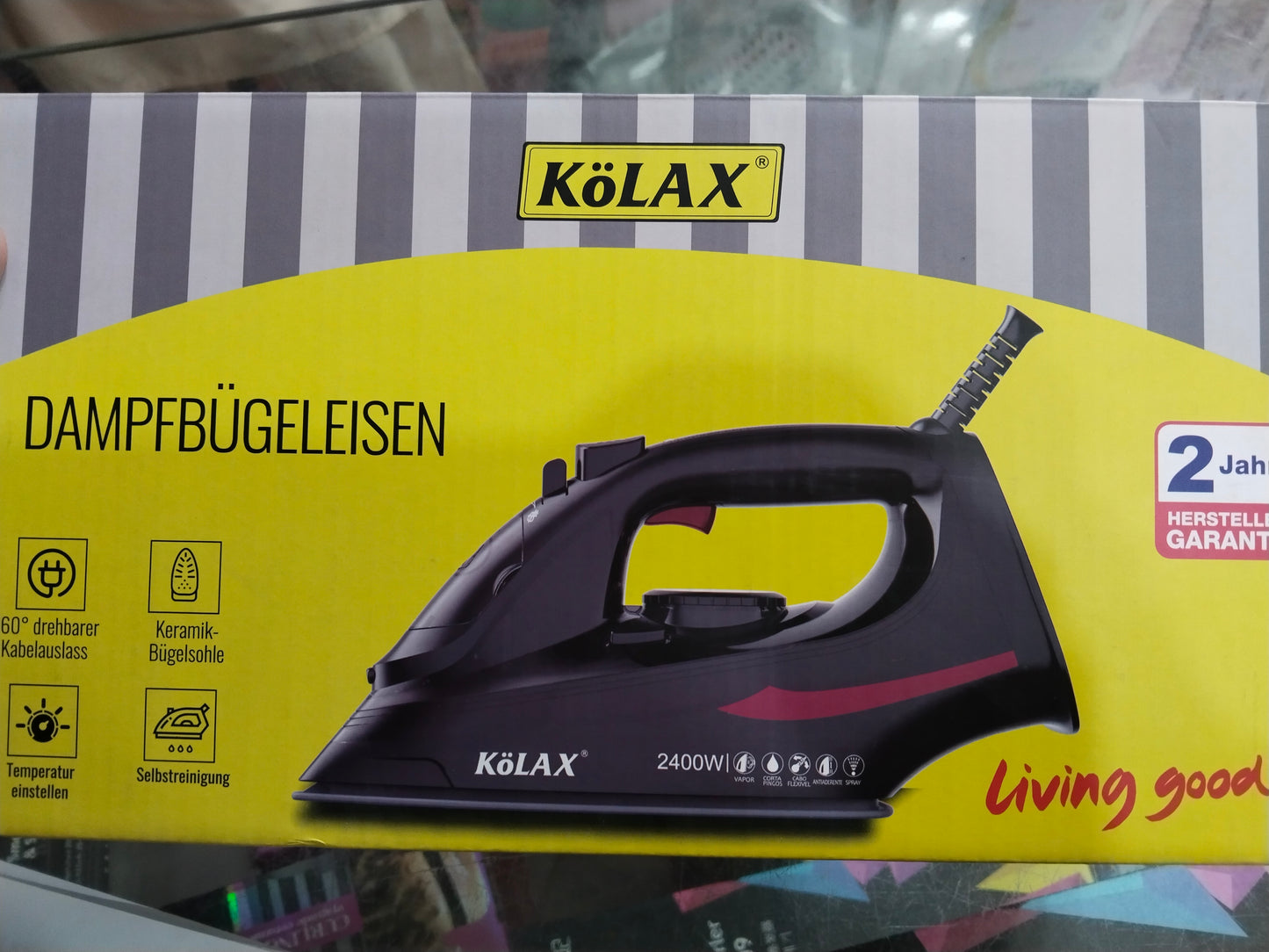 Kolax steam iron