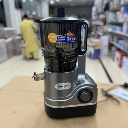 Sonifer Slow Juicer SF-5558 - 300W, Pure Copper Motor, 161mm Feeding Hole