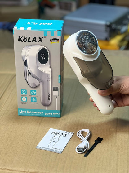 KOLAX Premium Lint Remover - Rechargeable Fabric Shaver with LED Display