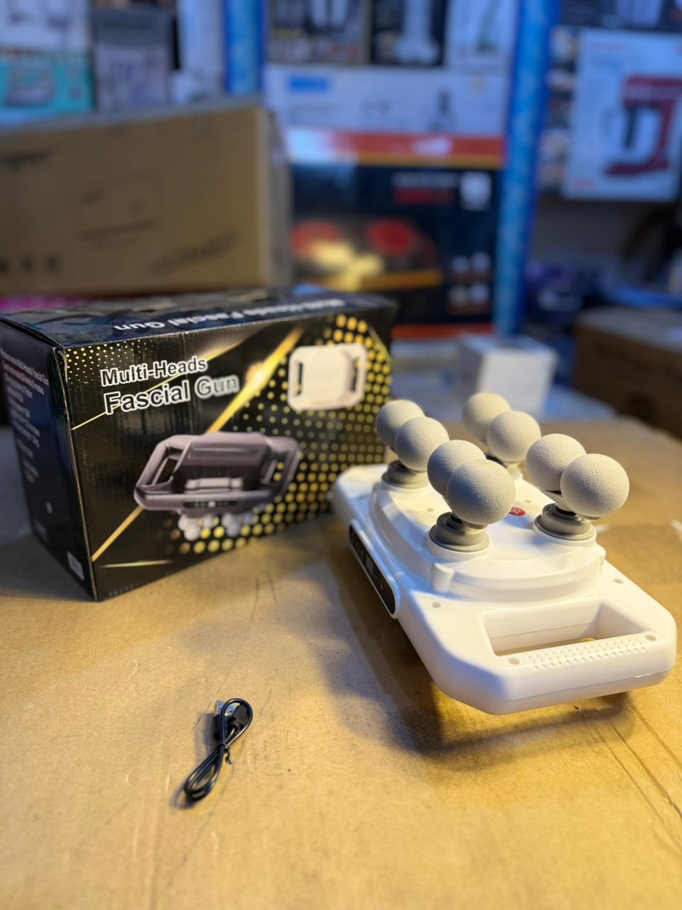 Multi Head fiscal Gun Massager