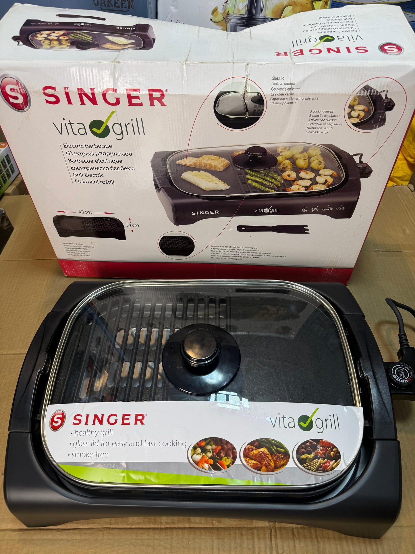 Electric grill maker Large size