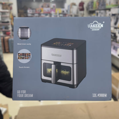 Uakeen Digital Air Fryer 12 Litre Capacity ZL-1715