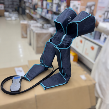 KONG QI BO Air Compression Leg Massager - Dual Leg Sleeves with Controller
