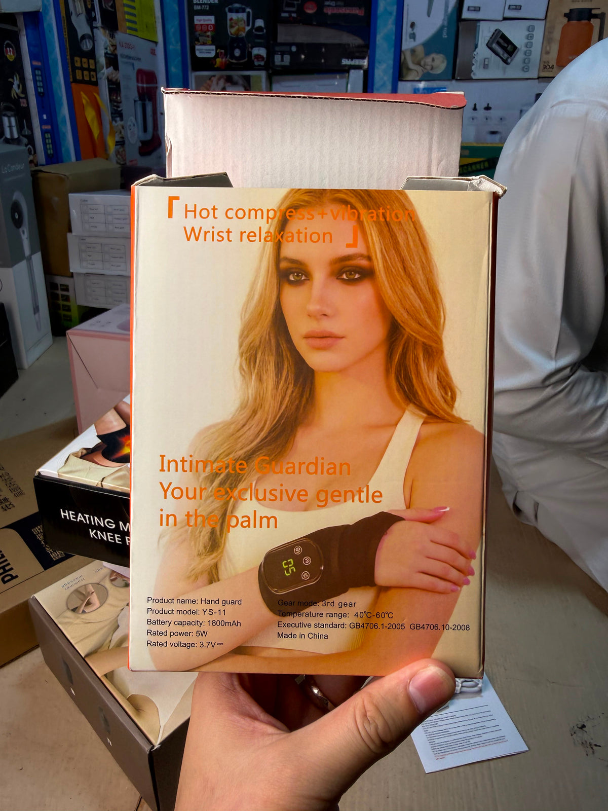 Electric Heated Wrist Massager Support Pad YS-11